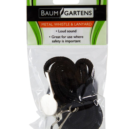 Baumgartens Whistle with Lanyard CHROME
