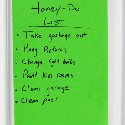Magic Whiteboard Letter-sized 20 Sheets GREEN (8.25” x 11.75”) Portable (MW1222)