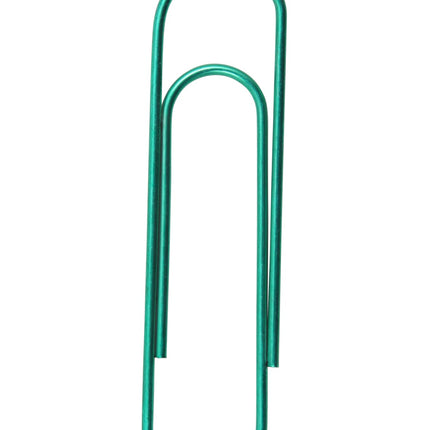 Baumgartens Metallic Vinyl Coated Paper Clips 4" ASSORTED Colors (26740)