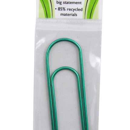 Baumgartens Metallic Vinyl Coated Paper Clips 4" ASSORTED Colors (26740)