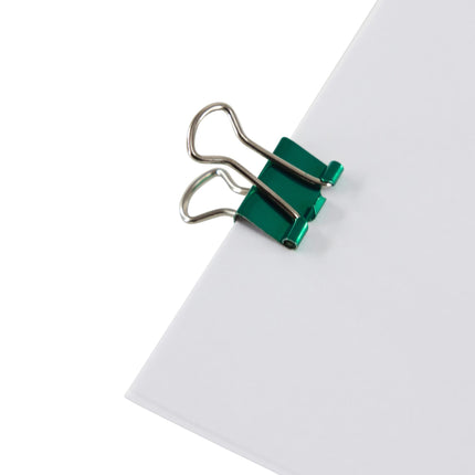 Baumgartens Metallic Designer Binder Clips Small 8 Pack ASSORTED Colors (29720)