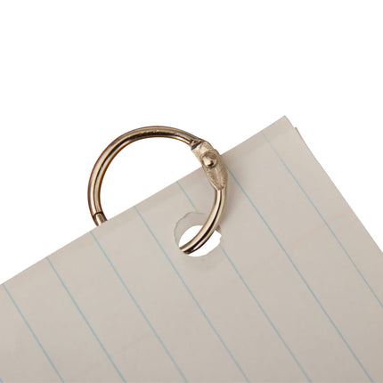 Baumgartens Book Rings 3/4" 5 Pack CHROME (31415)