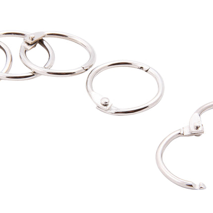 Baumgartens Book Rings 3/4" 5 Pack CHROME (31415)
