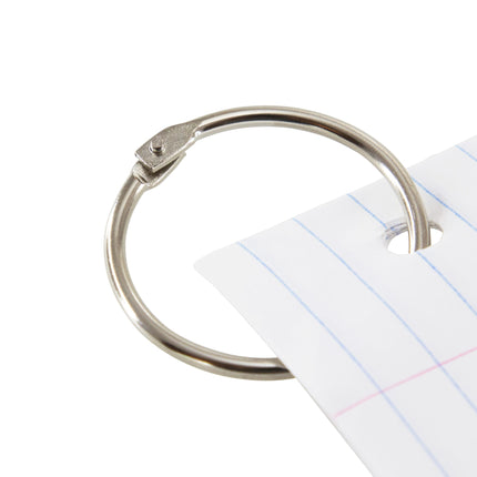 Baumgartens Book Rings 1 1/2" 3 Pack Chrome (31445)