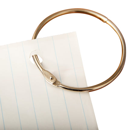 Baumgartens Book Rings 2" 2 Pack Chrome (31455)