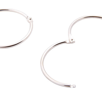 Baumgartens Book Rings 2" 2 Pack Chrome (31455)