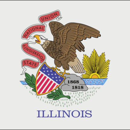 Integrity Flags Illinois State Flag 36" x 60" (33532)