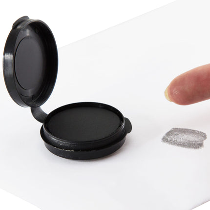 SICURIX Inkless Fingerprint Pad with Adhesive BLACK (38010)