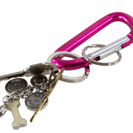 Baumgartens Caribiner Keychain Large Size ASSORTED Colors (41020)