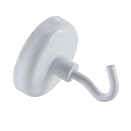 Zeüs Magnetic Hooks 9 lb. 2 Pack WHITE (42400)