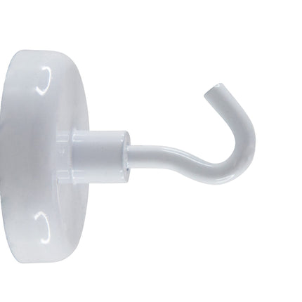 Zeüs Magnetic Hooks 9 lb. 2 Pack WHITE (42400)