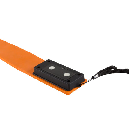 Mobile Ops Magnetic Silicone 6 LED Flexible High Lumens Water-resistant Outdoor Tactical Handsfree Flashlight ORANGE (42640)