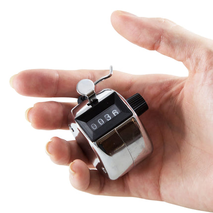 Baumgartens Hand Held Tally Counter Chome (43010)