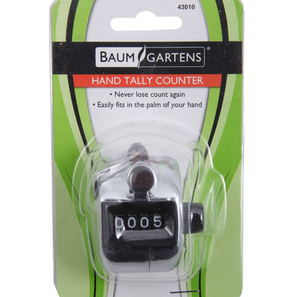 Baumgartens Hand Held Tally Counter Chome (43010)