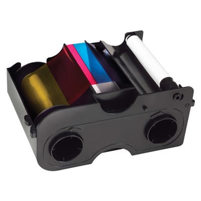 SICURIX Fargo 45141 Color Ribbon YMCKOK 200 prints (Replaces SKU45110)