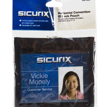 SICURIX Carrying Case (Pouch) for Business Card - Horizontal