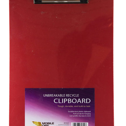 Mobile OPS Unbreakable Clipboard Red (61622)