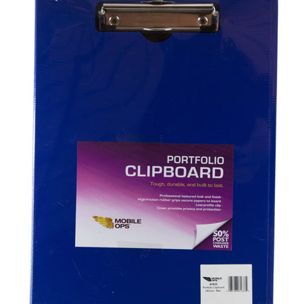 Mobile OPS Portfolio Clipboard Vertical BLUE (61633)