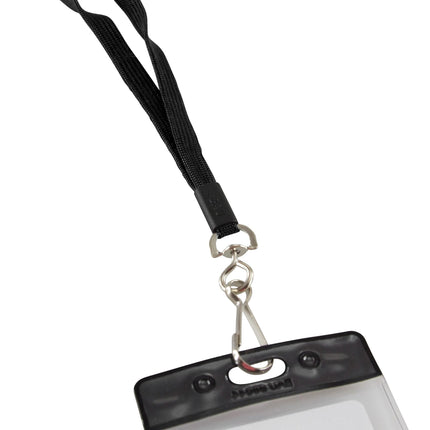 SICURIX Breakaway Safety Lanyard Hook Flat Style BLACK (65509)