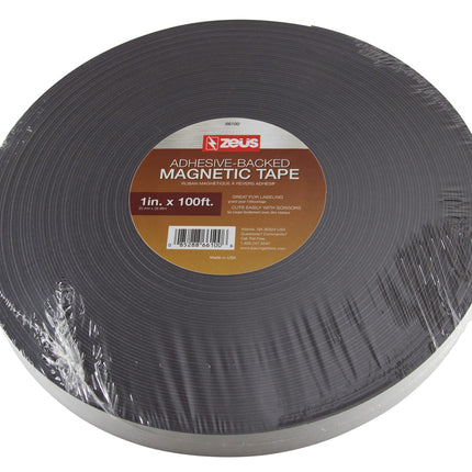 Zeus Magnetic Tape 100' L x 1" H WHITE (66100)