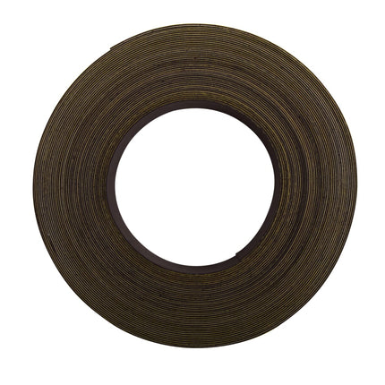 Zeüs Magnetic Label Tape Industrial Durable Self-Adhesive Flexible Roll Refill 50' YELLOW (66157)