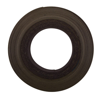 Zeüs Magnetic Label Tape Industrial Durable Self-Adhesive Flexible Roll Refill 50' YELLOW (66157)