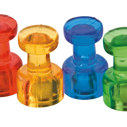 Zeus Kaleidoscope Magnets 8 Pack ASSORTED Colors (66390)