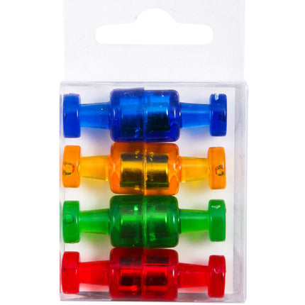 Zeus Kaleidoscope Magnets 8 Pack ASSORTED Colors (66390)