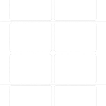 SICURIX Plain White Adhesive Badges 8 Per Sheet 200 Pack White (67651)