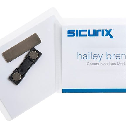 SICURIX Printable Badge Inserts 3 1/2" x 2 1/4" 56 Pack (67660)