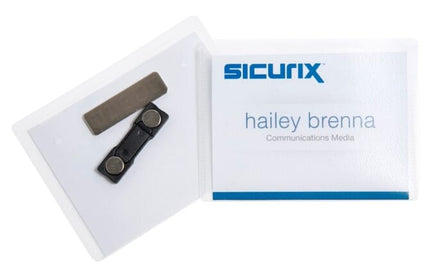 SICURIX Badge Kit Magnetic 3.75x2.5 20/Box (67664)