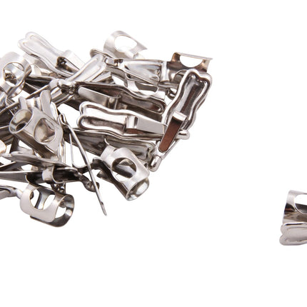 Baumgartens Pencil Clips 100 Pack CHROME (67953)