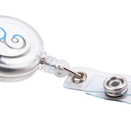 SICURIX Stethescope ID Badge Reels Round Swivel Spring Clip Strap ASSORTED Colors (68640)