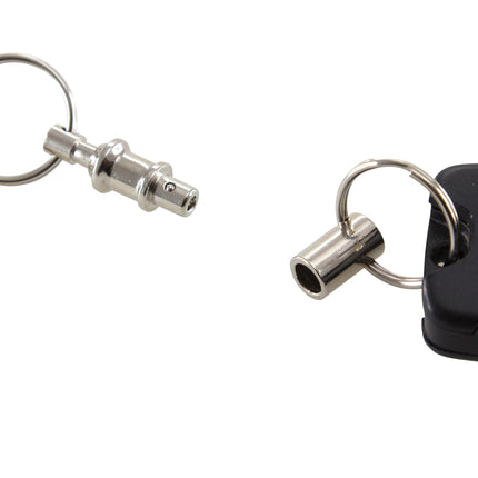 Baumgartens 2 in 1 Key Ring CHROME (68700)
