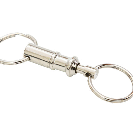 Baumgartens 2 in 1 Key Ring CHROME (68700)