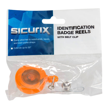 SICURIX Standard Badge Holders Vertical 12 Pack CLEAR (67820)