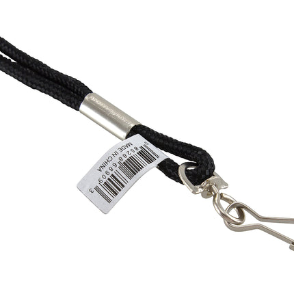 SICURIX Standard Lanyard Hook Rope Style BLACK (68909)