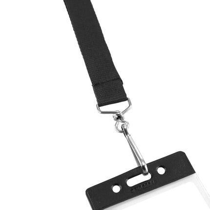 SICURIX Recycled Lanyard Hook Flat Style BLACK (69514)