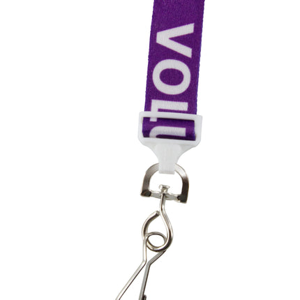 SICURIX Volunteer Lanyard J-hook PURPLE (69622)