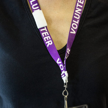SICURIX Volunteer Lanyard J-hook PURPLE (69622)