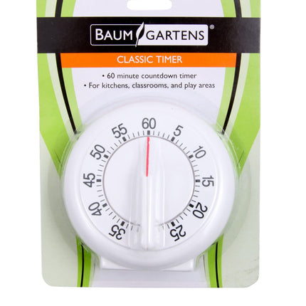 Baumgartens Classic Timer WHITE (77031)