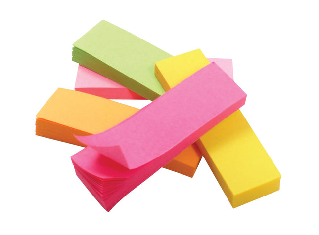 Baumgartens Adhesive Index Flags 50 Pack ASSORTED Colors (77120)