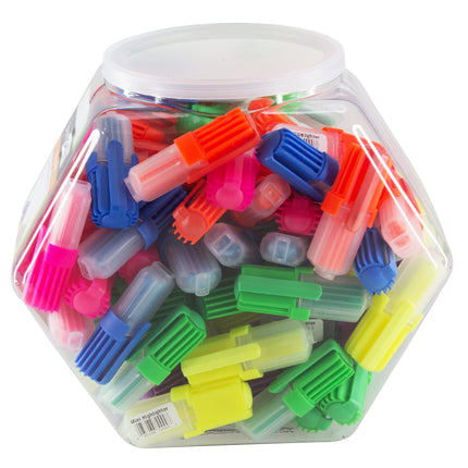 Baumgartens Mini Highlighters Hexagonal Tub Display of 90 ASSORTED Colors (79009)
