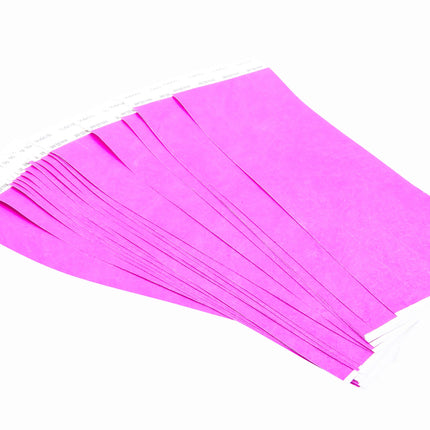 SICURIX Sequentially Numbered Security Wristbands 100 Pack PURPLE (85014)