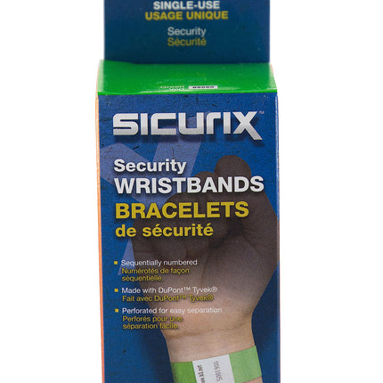 SICURIX Standard Dupont Tyvek Security Wristband (85060)