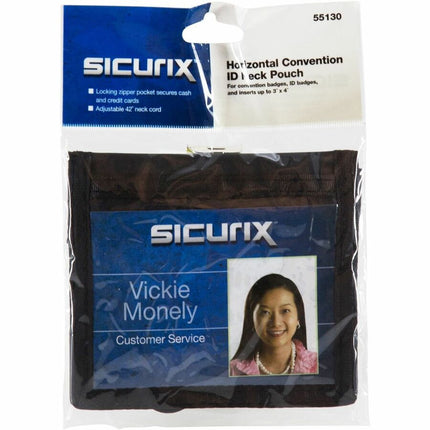 SICURIX Carrying Case (Pouch) for Business Card - Horizontal