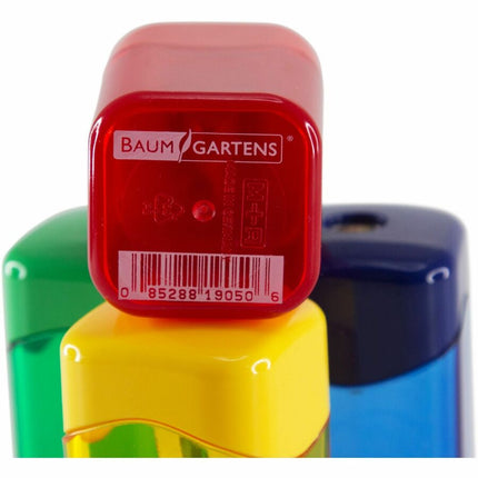 Baumgartens Wave Pencil Sharpener Single Hole ASSORTED Colors (19050)