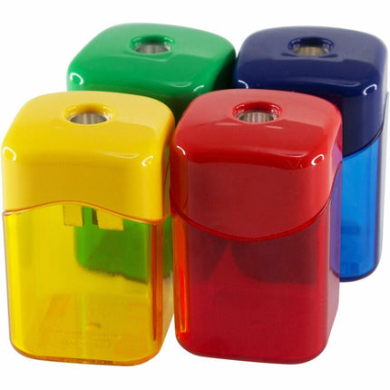 Baumgartens Wave Pencil Sharpener Single Hole ASSORTED Colors (19050)