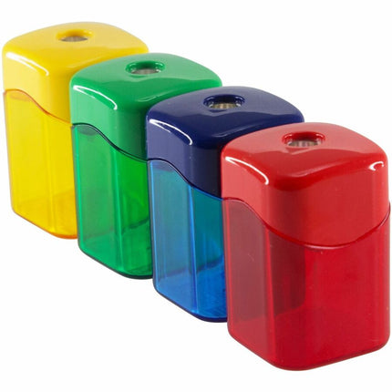 Baumgartens Wave Pencil Sharpener Single Hole ASSORTED Colors (19050)