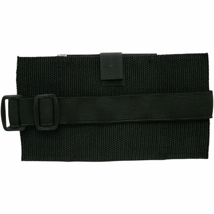SICURIX Reflective Safety Armband Badge Holder Horizontal BLACK (66850)
